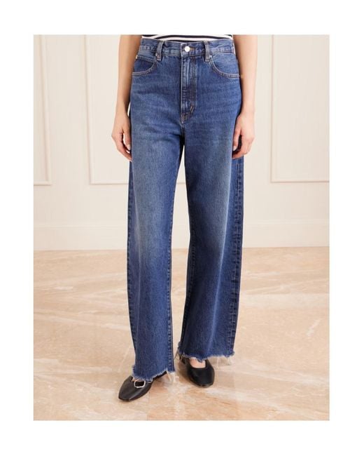 FRAME Blue Jeans With Belt Loops