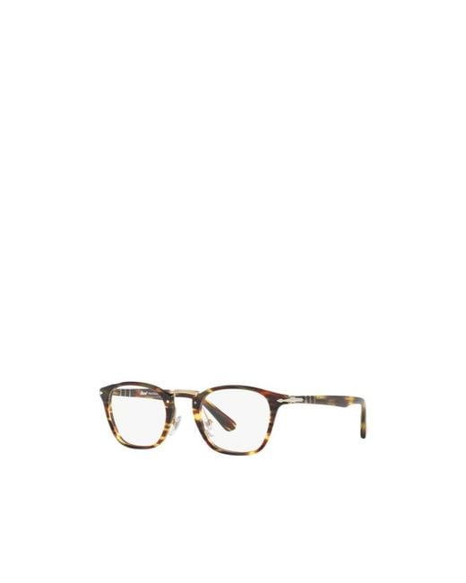 Persol White Typewriter Tortoiseshell-Effect Square Glasses for men