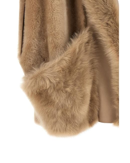 Blancha Brown 'Toscana' Shearling Vest