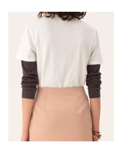 Chloé White Chloé Crew-Neck Jersey Logo T-Shirt