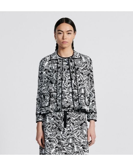 Dior Gray Cropped Jacket