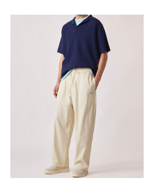 Autry Natural Logo Printed Drawstring Sweatpants for men