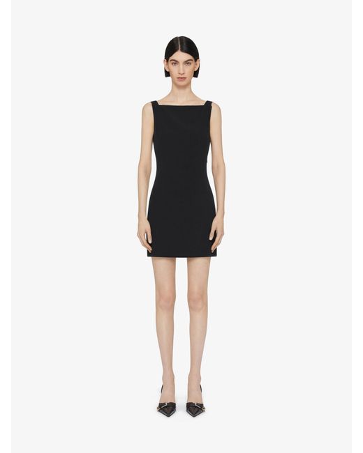 Givenchy Black Sleeveless Mini Dress