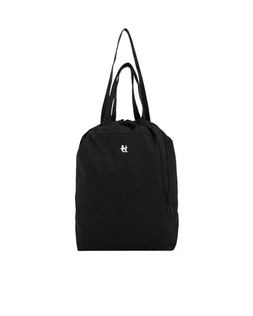Nanamica Black Logo Tote Bag