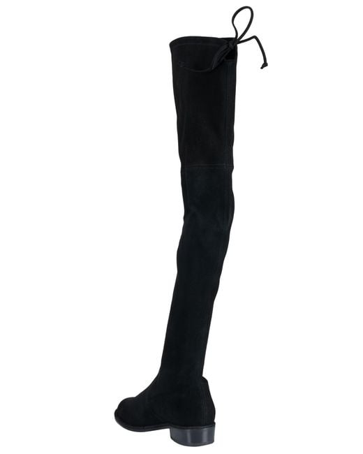 Stuart Weitzman Black Thigh-High 30Mm Boots