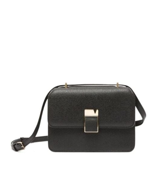Valextra Black Flip Shoulder Bag