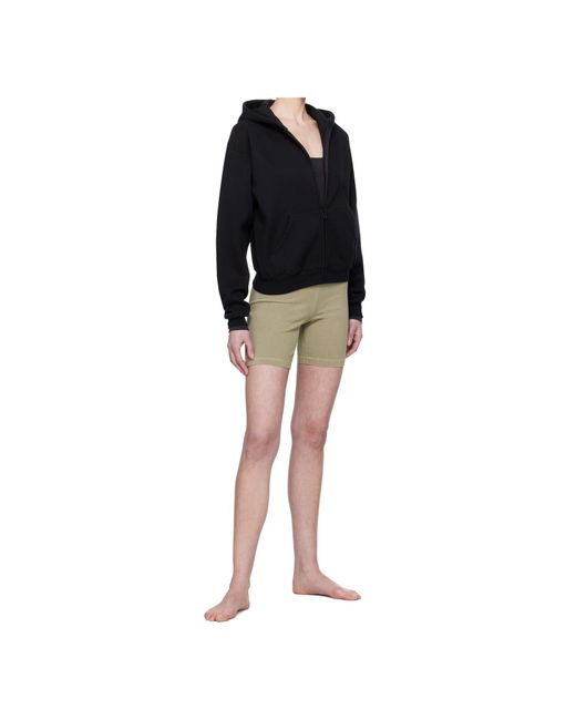Skims Blue Fleece Classic Zip Up Hoodie
