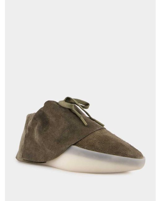 Fear Of God Brown Round Toe Low-Top Casual Shoes for men