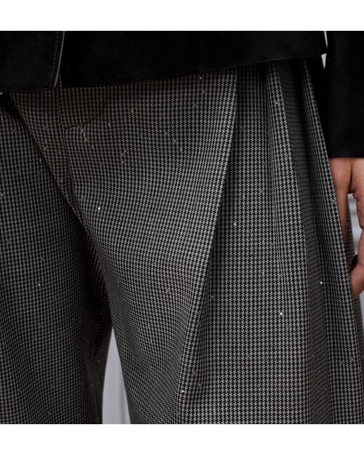 Dior Gray Pleated Pants