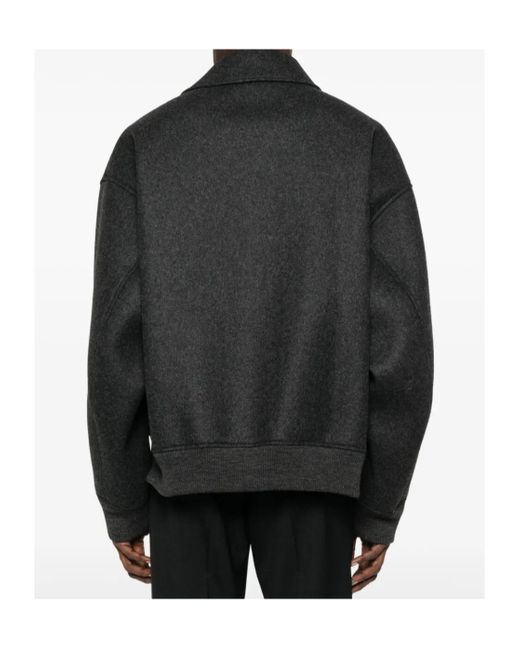 Kolor Black Lapel Casual Jacket for men