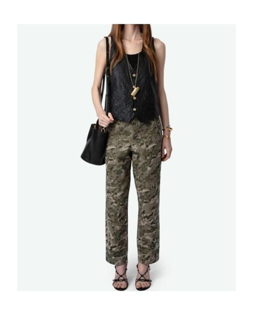 Zadig & Voltaire Gray Pilote Pants