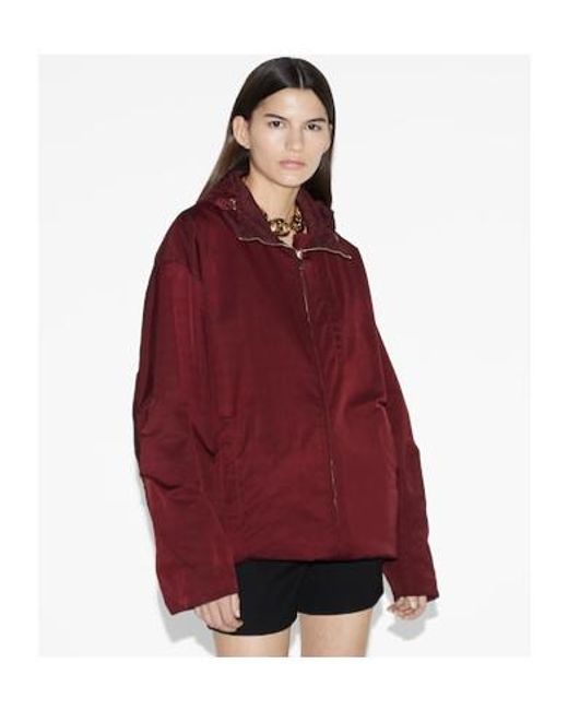 Gucci Red Reversible Gg Canvas Jacket