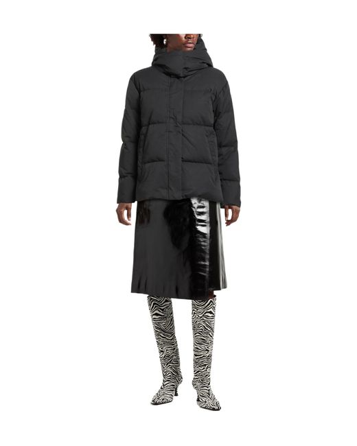 Rag & Bone Black Solid Color Puffer Jackets