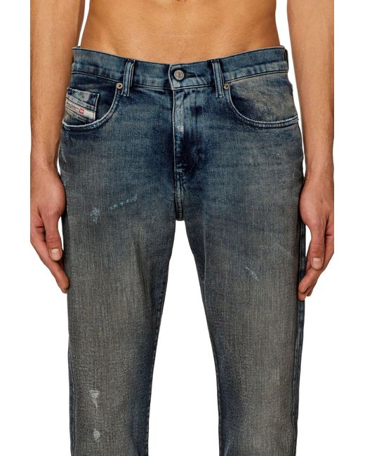 DIESEL Blue 2019 D-Strukt Straight-Leg Jeans for men
