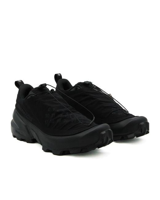 MM6 MAISON MARGIELA X SALOMON Black Maison Margiela X Salomon Cross Dust Sneakers for men