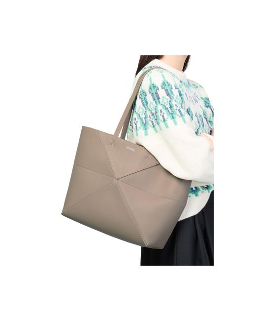 Loewe Natural Medium-Sized Horizontally Folding Handbag