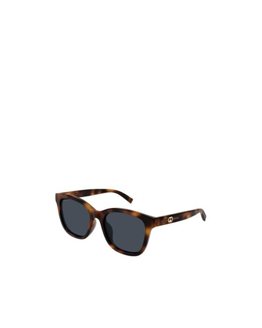 Gucci Black Eyewear Square Frame Sunglasses