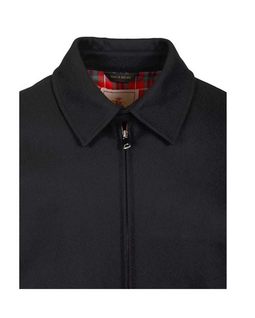 Baracuta Black G18 Melton Jacket for men