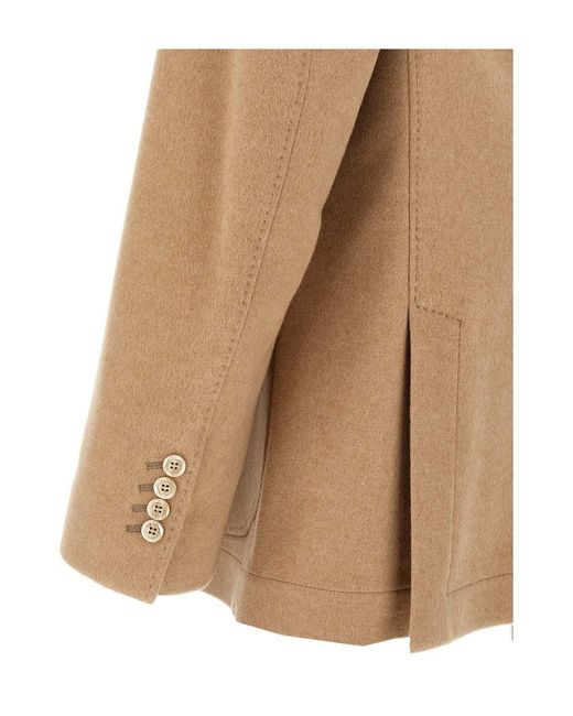 Brunello Cucinelli Natural Short Coat for men