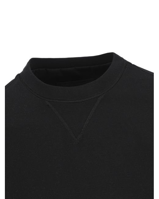Prada Black Crew Neck Long-Sleeved Sweatshirt for men