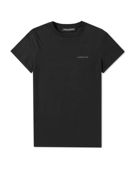 Neil Barrett Black Logo Details T-Shirt for men