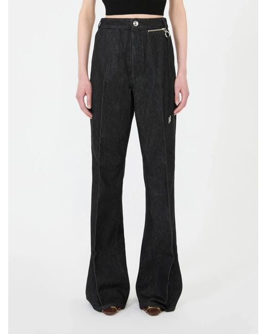 Sportmax Black Spdmanico Flared Jeans