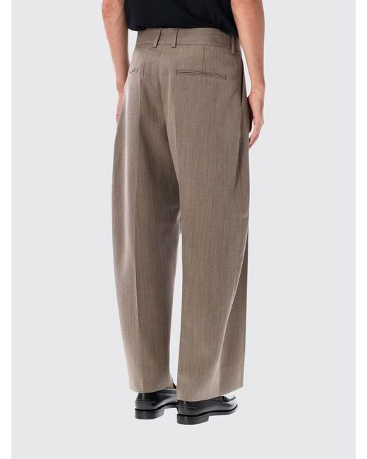Studio Nicholson Gray Casual Trousers With Belt Loops for men
