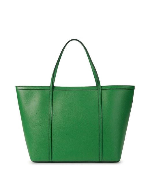 Dolce & Gabbana Green Logo Detail Handbag