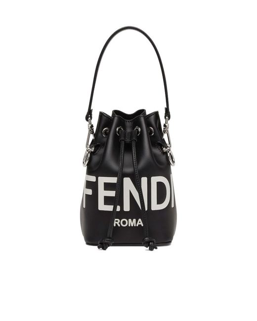 Fendi Black Leather Mini-Bag