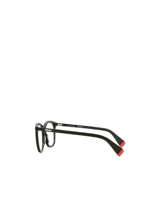 KENZO White Square Frame Glasses