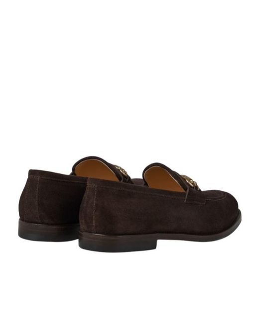 Brunello Cucinelli Brown Tone Hardware Loafers for men