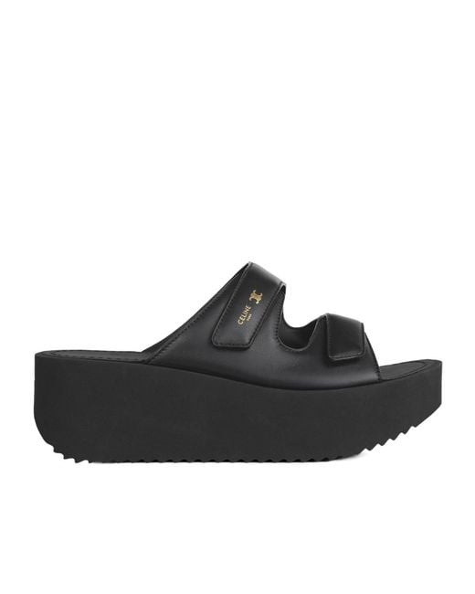 Céline Black Sunny Slide