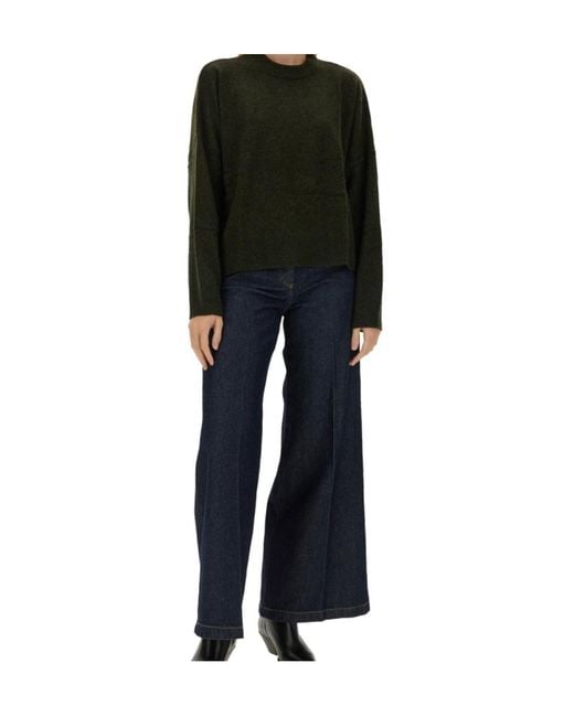 Aspesi Black Wool Knit Sweater