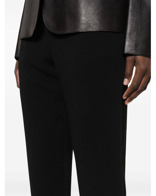 P.A.R.O.S.H. Black P.A.R.O..H. Slim Fit High Waisted Pants