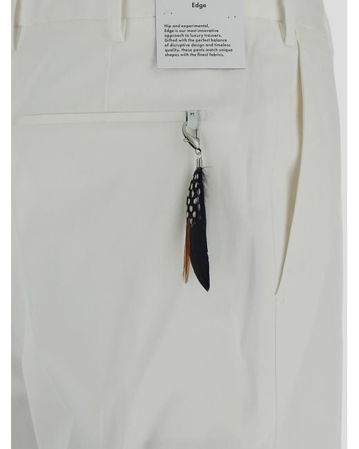 Pt Pantaloni Gray Pt Torino Slim Fit Pants for men
