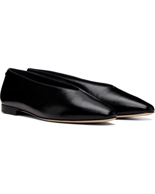 Jimmy Choo Black Margot Flat Loafers