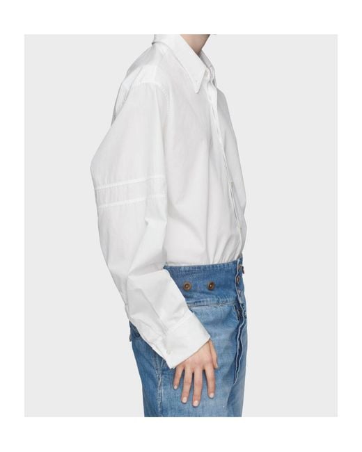 Maison Margiela White Long Sleeved Shirt