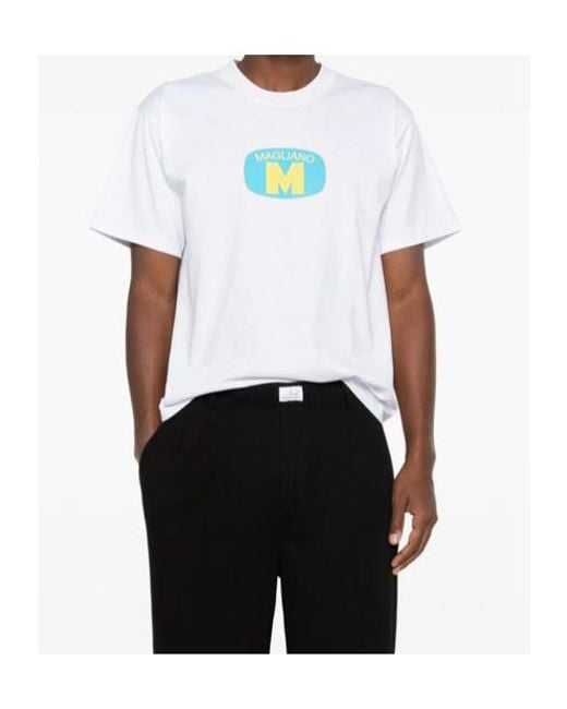 Magliano White Short-Sleeved T-Shirt for men