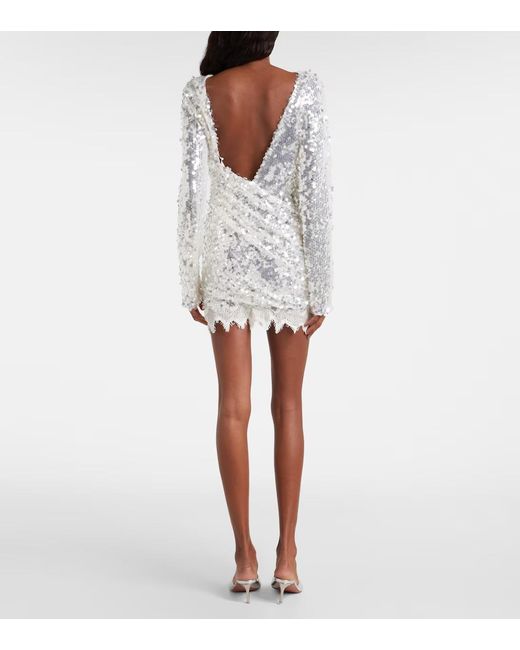 Christopher Esber White Long Sleeve Dress