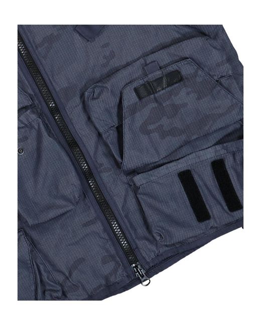Stone Island Blue Zipper Vest for men