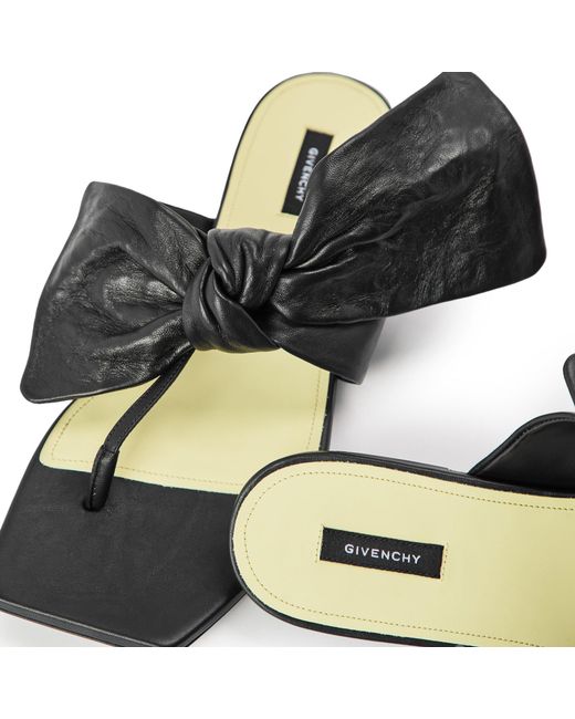 Givenchy White Minimalist Flat Sandals
