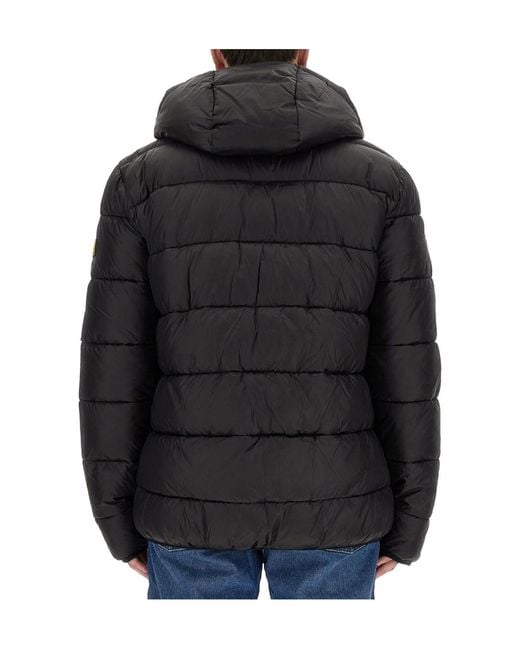 Barbour Black Zip-Up Long-Sleeved Quilted Jacket for men