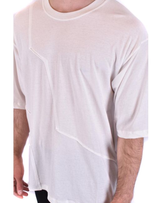 Isabel Benenato Purple T-Shirt With Round Neck And Short Sleeves for men