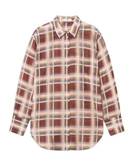 FRAME Multicolor The Plaid Boy Shirt