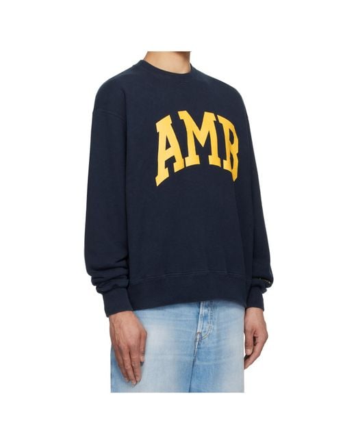 Ambush Blue Crew Neck Sweatshirt for men