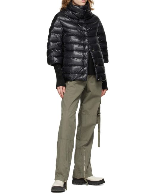 Herno Black Aminta Short Down Jacket