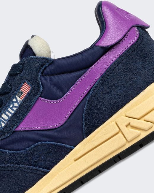 Autry Blue Lace-Up Sneakers