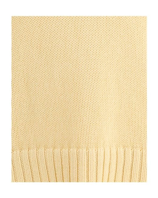 sunflower Natural Crew Neck Knit Sweater for men