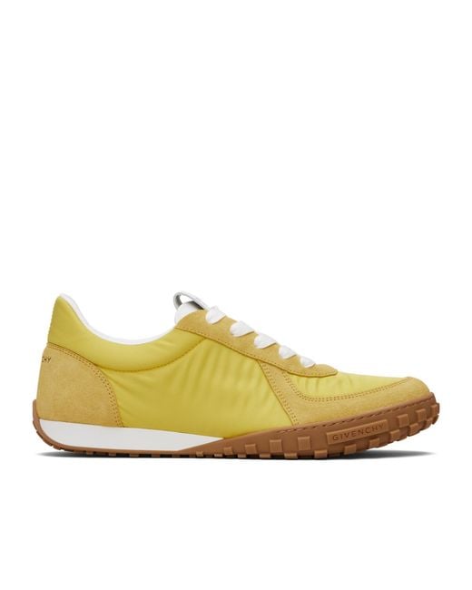Givenchy Yellow Glide Runner Sneakers for men