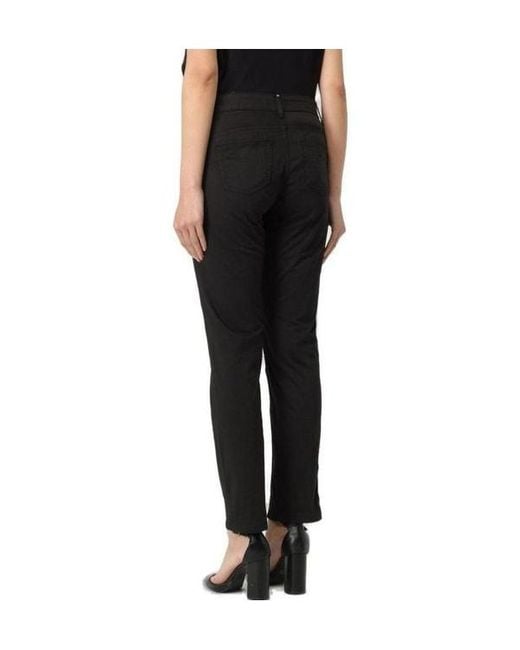 Liu Jo Black Cropped Skinny Trousers
